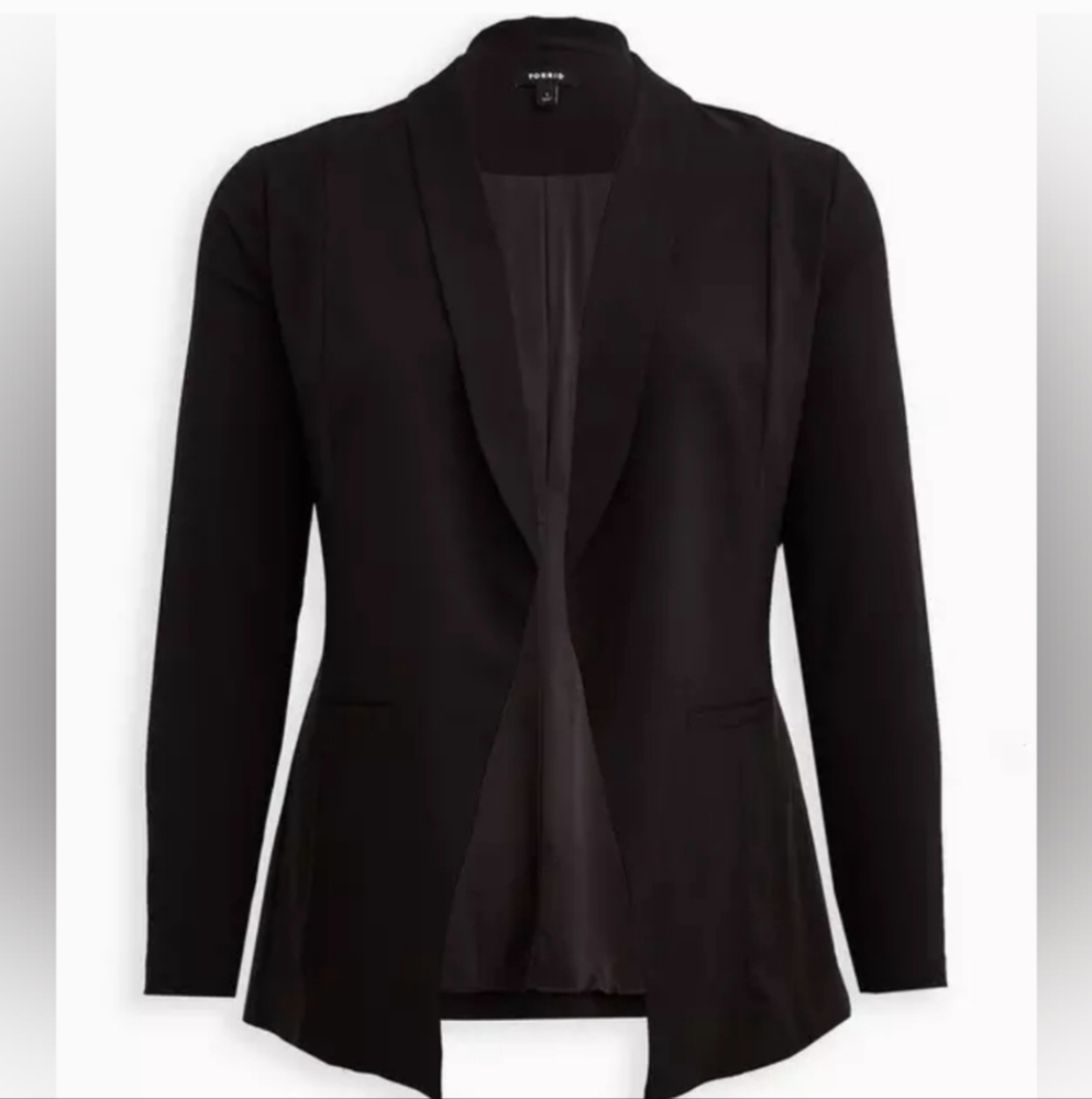 Torrid Longline Lightweight Ponte Blazer